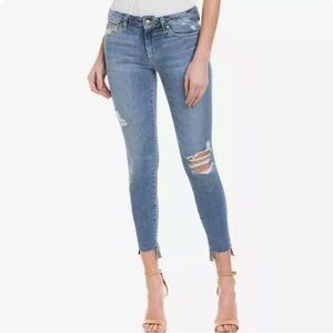 Joe's Jeans Wakley Light Blue Ripped Skinny Ankle Jeans 29